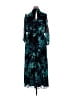 Xscape 100% Polyester Teal Casual Dress Size 14 (petite) - photo 2