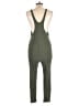 FOR DAYS Solid Green Jumpsuit Size L - photo 2