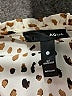 Aqua 100% Polyester Animal Print Tan 3/4 Sleeve Blouse Size XL - photo 7