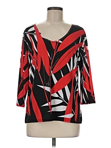 Valentina 3/4 Sleeve Blouse (view 1)