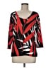 Valentina Red 3/4 Sleeve Blouse Size M - photo 1