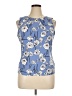 Ivanka Trump Blue Sleeveless Blouse Size L - photo 1
