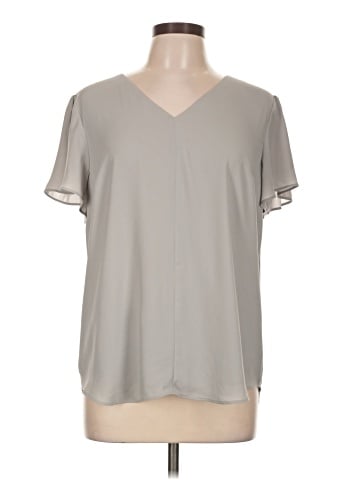 Ann Taylor Short Sleeve Blouse (view 1)
