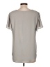 Ann Taylor 100% Polyester Gray Short Sleeve Blouse Size L - photo 2