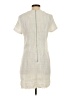 Bebop 100% Polyester Tweed Ivory Casual Dress Size S - photo 2