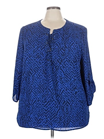 Faded Glory 3/4 Sleeve Blouse (view 1)