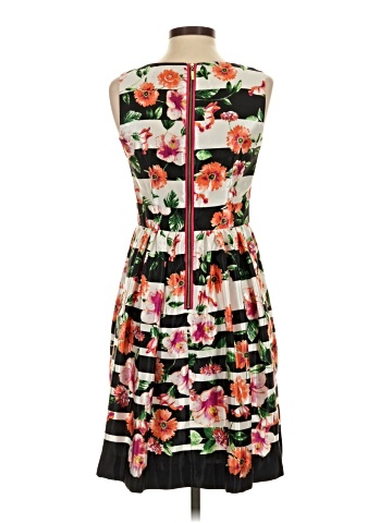 Red Saks Fifth Avenue Cocktail Dress (view 2)
