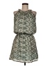 Lavand. 100% Polyester Graphic Green Casual Dress Size M - photo 1