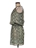 Lavand. 100% Polyester Graphic Green Casual Dress Size M - photo 5