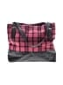 Bueno Checkered-gingham Pink Burgundy Tote One size - photo 3