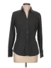 Express Design Studio Polka Dots Black Long Sleeve Button-Down Shirt Size L - photo 1