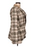 Mystree 100% Polyester Tweed Brown Blazer Size L - photo 4