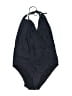 J.Crew Solid Black One Piece Swimsuit Size 10 - photo 1
