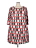 Triste Graphic Red Casual Dress Size 3X - photo 1