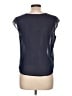 Bongo 100% Polyester Blue Short Sleeve Blouse Size L - photo 2
