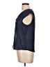 Bongo 100% Polyester Blue Short Sleeve Blouse Size L - photo 5