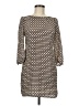 Alya 100% Polyester Polka Dots Gold Casual Dress Size M - photo 1