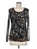 Christopher & Banks Black Long Sleeve Blouse Size M - photo 1