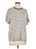 DR2 Stripes Silver Short Sleeve Turtleneck Size L - photo 1