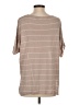 Max Studio Tan Short Sleeve T-Shirt Size XS - photo 2