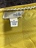 Odille 100% Silk Yellow Short Sleeve Silk Top Size 4 - photo 7