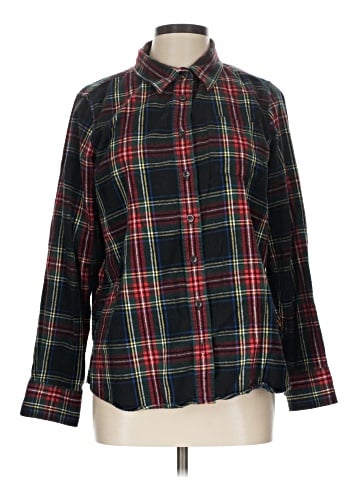 L.L.Bean Long Sleeve Button-Down Shirt (view 1)