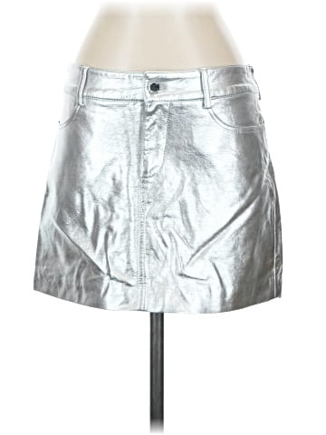 MNG Faux Leather Skirt (view 1)