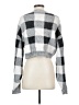 Mi ami Checkered-gingham Gray Pullover Sweater Size S - photo 2