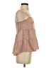 Paper Crane 100% Polyester Pink Sleeveless Blouse Size XS - photo 4