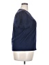 Draper James Blue Short Sleeve Top Size XXL - photo 4