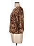 Neiman Marcus 100% Cashmere Animal Print Brown Cashmere Pullover Sweater Size L - photo 5