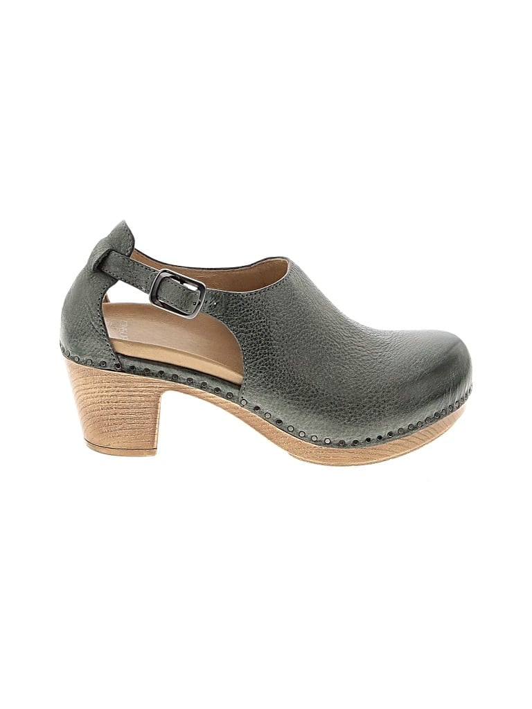 Pre-owned Dansko Mule/clog In Gray