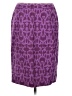 Semantiks Print Purple Formal Skirt Size 6 - photo 1
