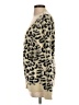 Pol Animal Print Tan Cardigan Size S - photo 5