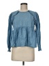 Altar'd State 100% Cotton Blue Long Sleeve Blouse Size M - photo 1