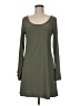 Mudd Solid Green Casual Dress Size M - photo 1