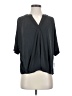 Soft Surroundings Gray Short Sleeve Blouse Size S - photo 1