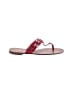 Kate Spade New York 100% Leather Solid Red Flip Flops Size 10 1/2 - photo 1