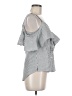 Veronica Beard 100% Cotton Gray Sleeveless Blouse Size 6 - photo 4