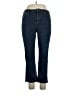 Lauren Jeans Co. Chevron-herringbone Blue Jeans Size 14 - photo 1