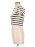 Zara Ivory Short Sleeve Top Size L - photo 5