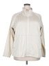 KIRKLAND Signature 100% Polyester Solid Ivory Track Jacket Size XXL - photo 1