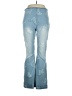 No Boundaries 100% Recycled Polyester Paisley Blue Jeans Size XL - photo 1