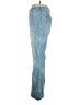 No Boundaries 100% Recycled Polyester Paisley Blue Jeans Size XL - photo 5