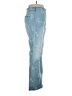 No Boundaries 100% Recycled Polyester Paisley Blue Jeans Size XL - photo 4