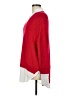 Brochu Walker Color Block Red Wool Pullover Sweater Size M - photo 5