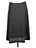 Larry Levine Solid Gray Casual Skirt Size L - photo 1