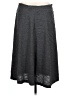 Larry Levine Solid Gray Casual Skirt Size L - photo 2
