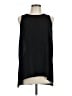 Lush 100% Polyester Black Sleeveless Blouse Size L - photo 1