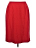 Kasper A.S.L. Solid Red Formal Skirt Size 12 Petite - photo 1